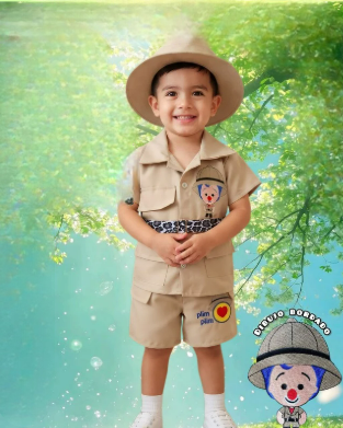 Disfraz de Plim Plim Safari, modelo 2